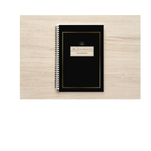 Midnight Edition Daily Gratitude & Affirmation Planner: Goal-Setting, Self-Care, & Wellness Journal for Women and Men | 6 Month Undated |Monthly, Weekly, and Daily Organizer with Positive Affirmations, Exercise Tracking, & Water Intake