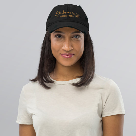 Embrace Abundance Hat- Embroidered with Positive Energy